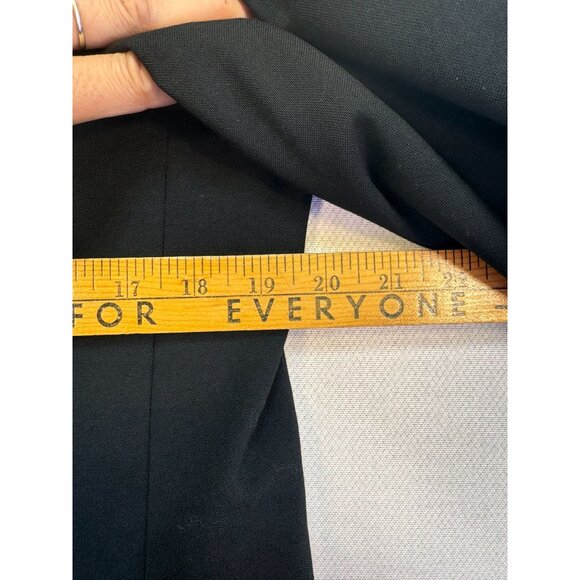 Perry Ellis Evening Mens Wool Tuxedo Jacket 40R Black - Picture 8 of 13